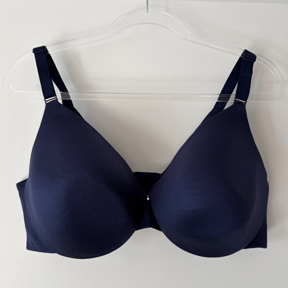 Cacique 42DD Navy Lightly Lined Full Coverage Bra